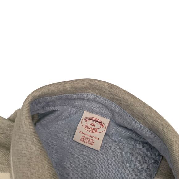 Brooks Brothers 1818 Men's Size 2XL Original Fit Striped Performance Polo Shirt - Picture 5 of 16